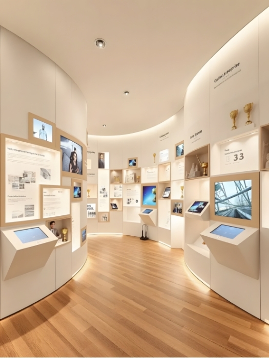 数字中心：三大维度深度融合，揭秘现代企业展厅建设新趋势